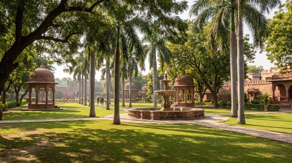 palm avenues and families at a distance
