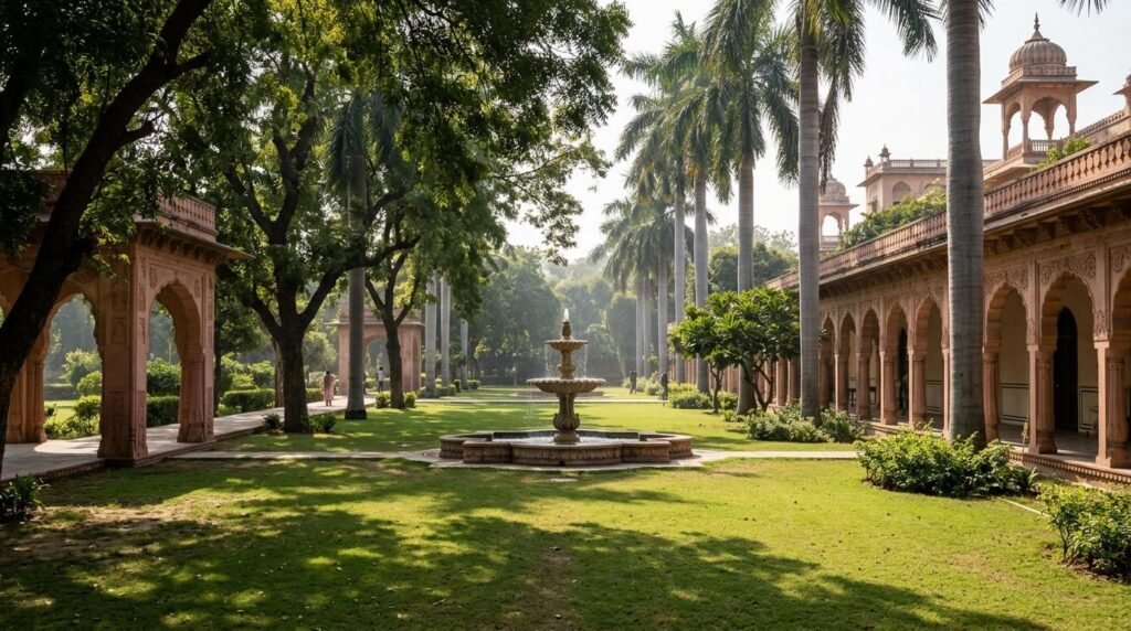 palm avenues and families at a distance